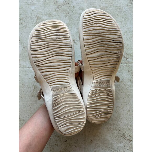 Vionic Karley T Strap Sandals Sz 7.5 - Picture 4 of 8